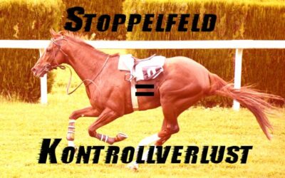 Stoppelfeld = Kontrollverlust